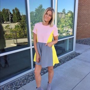 color block dress